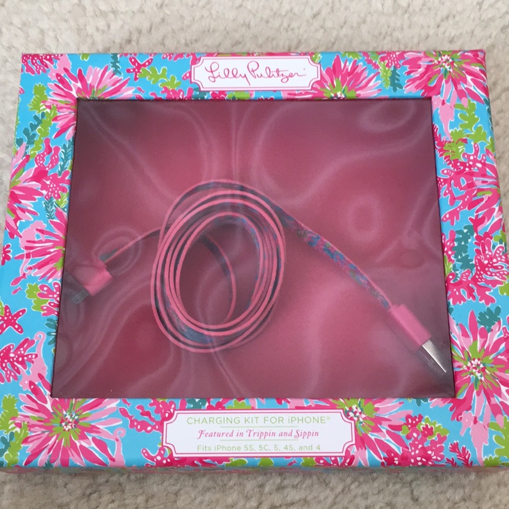 Lilly Pulitzer iPhone 4s & 4 Cable